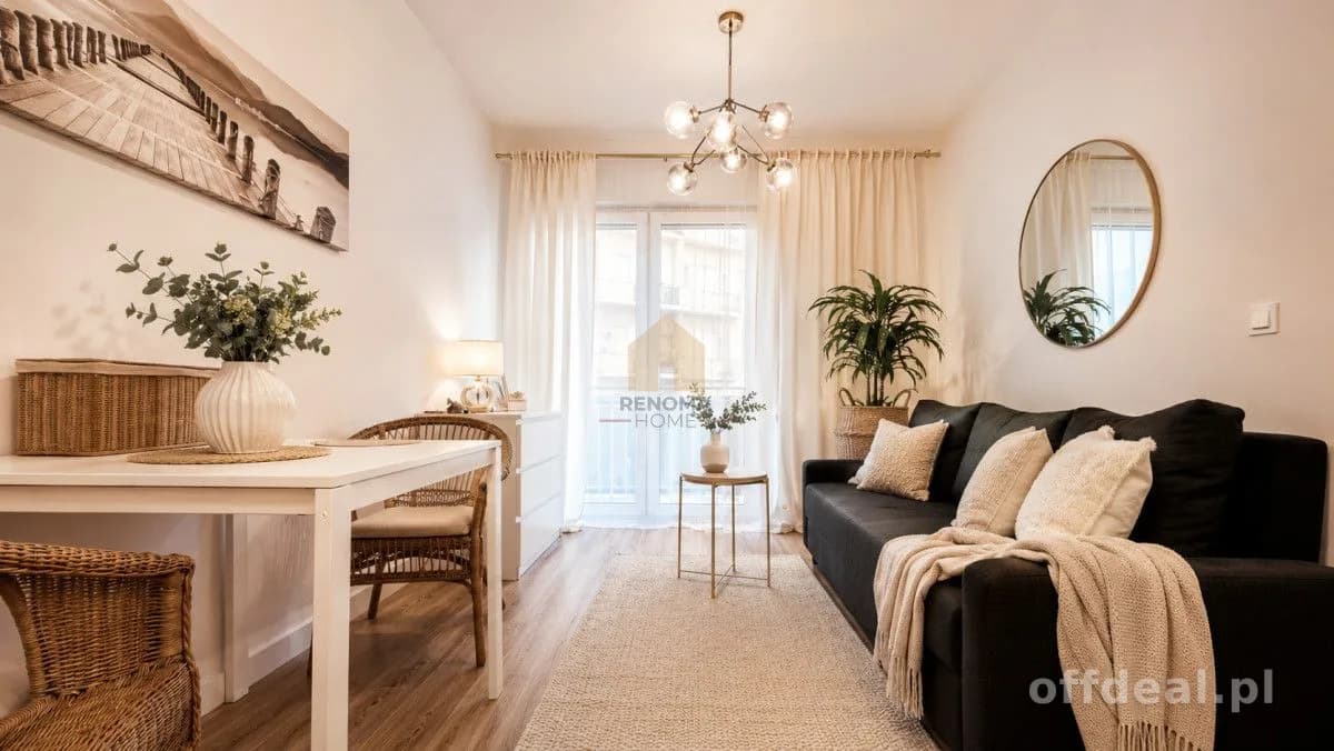 2 pokoje 40m2 |Reja 55 | balkon | TOP