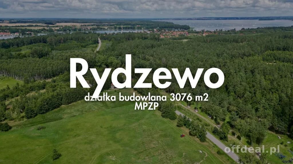 Rydzewo | duża działka budowlana 3076 m2 z MPZP