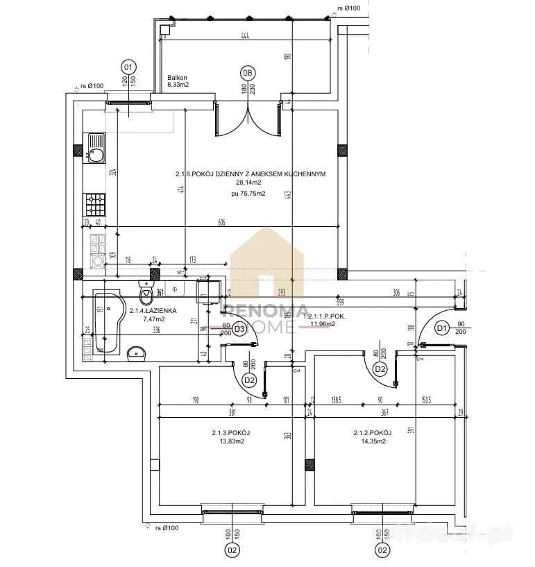 Luksusowy/ 3 pokoje/ apartament w Szczawno-Zdrój