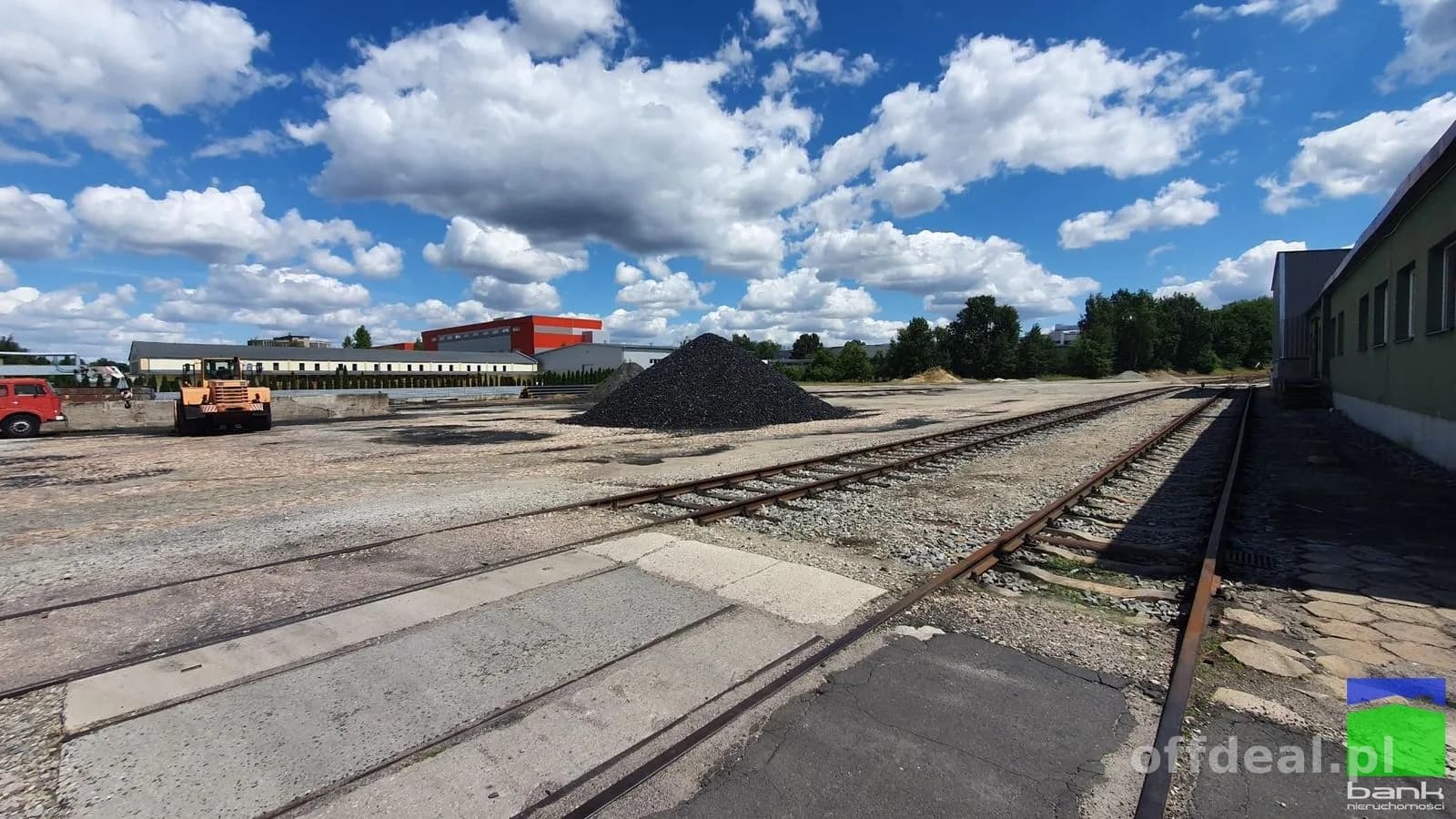 Teren 3,93 ha z bocznicą kolejową woj. łódzkie