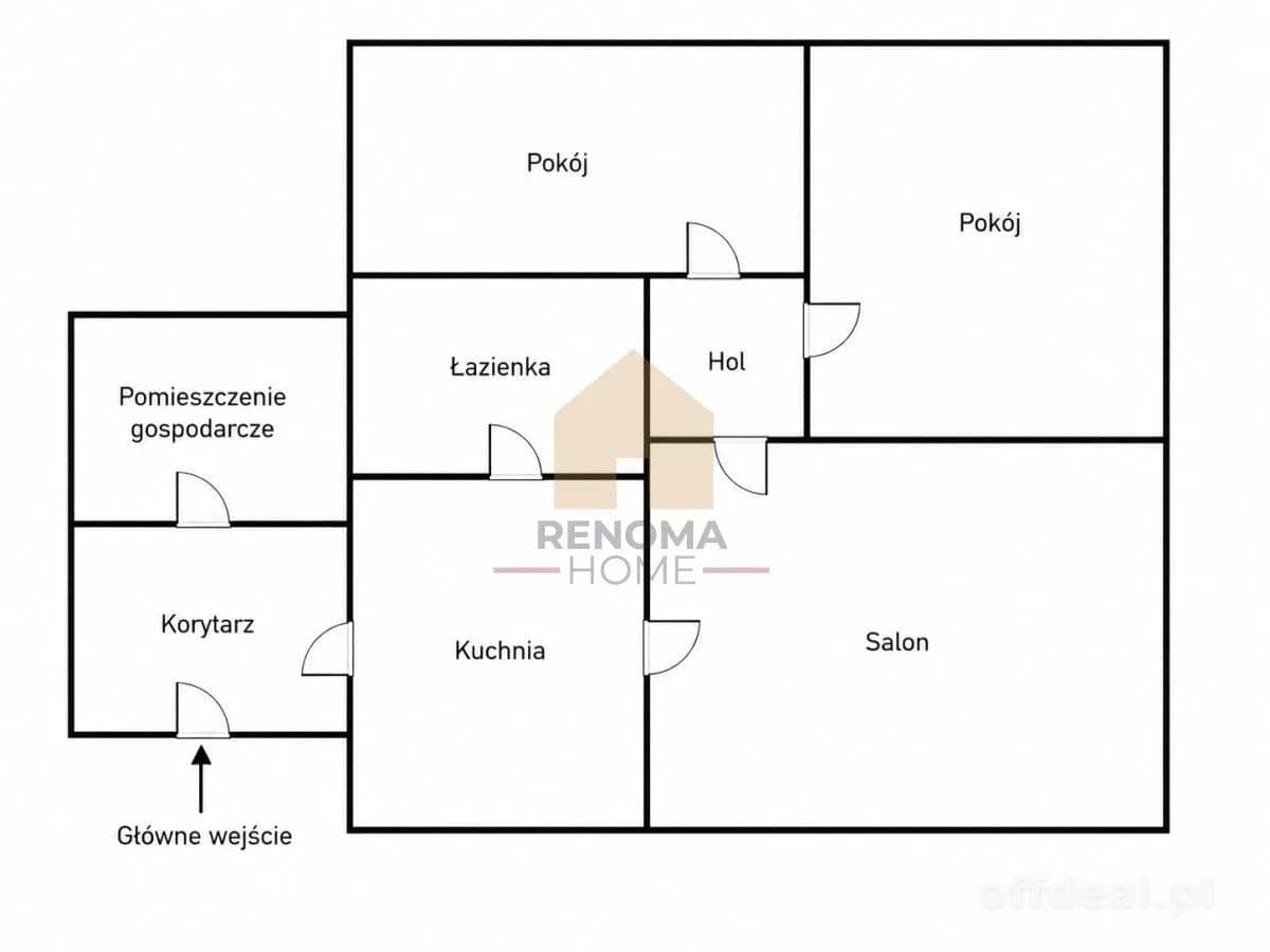 будинок на продаж у Bojadła | 3-кімн. | 60 m²