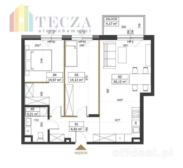 Ostatnie duże 3pok,66m2,10400pln/m2,PILNE
