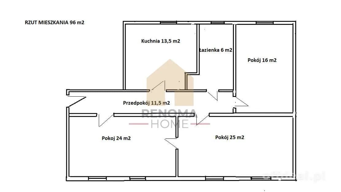 3-Zimmer Wohnung zum Verkauf in Wrocław, Krzyki, Huby | 96 m²
