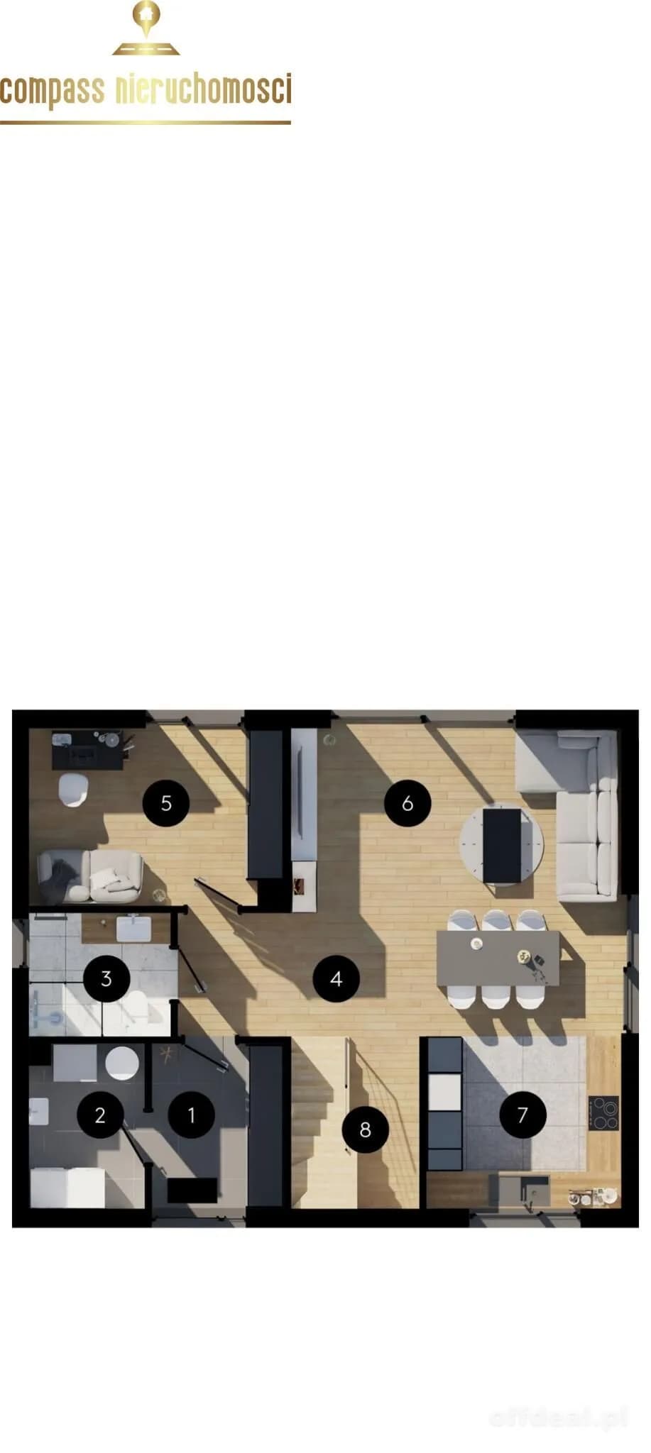 Nowoczesny Dom z Poddaszem 124,79 m² | 5 Pokoi | Energooszczędny