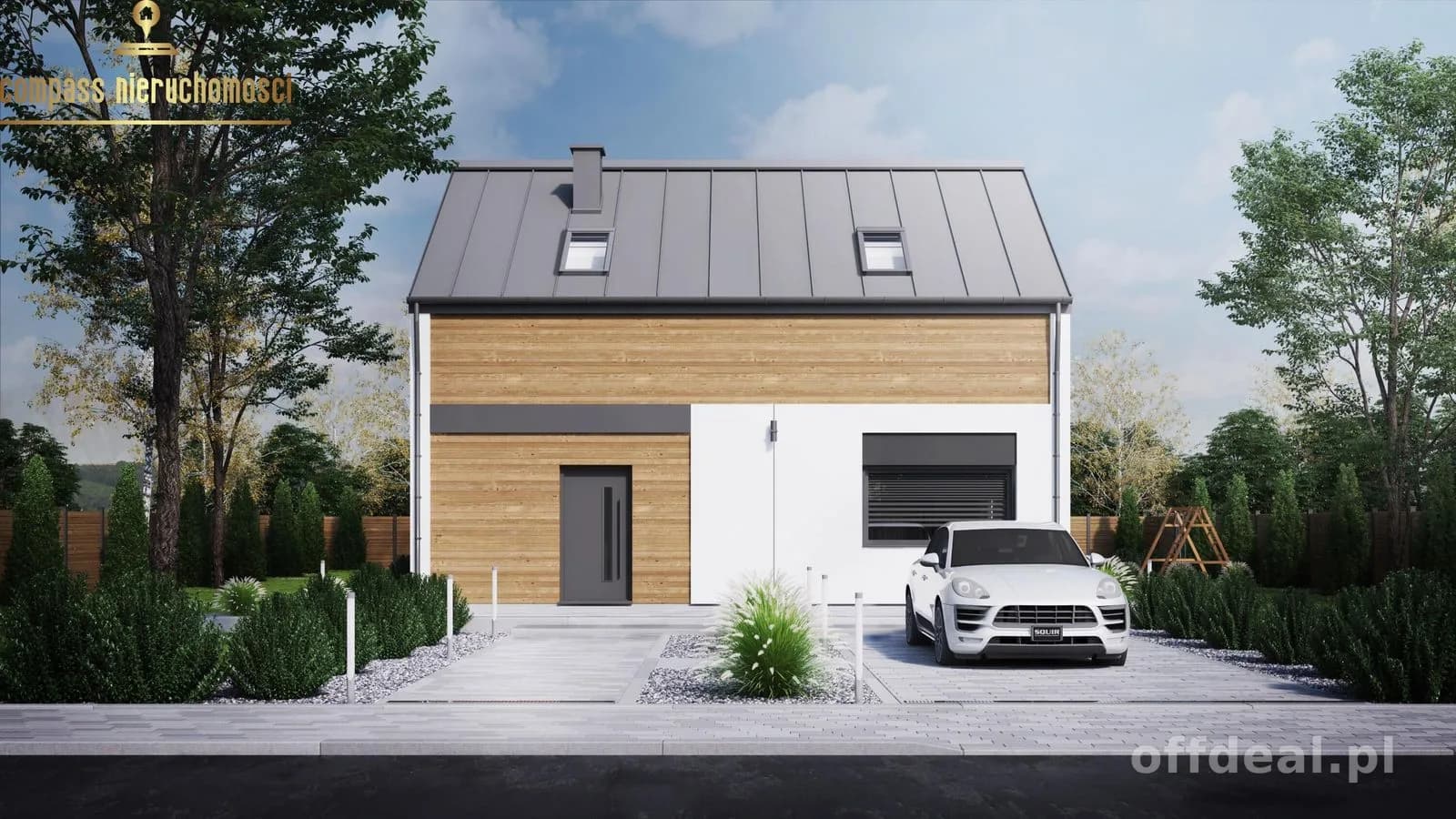Nowoczesny Dom z Poddaszem 124,79 m² | 5 Pokoi | Energooszczędny