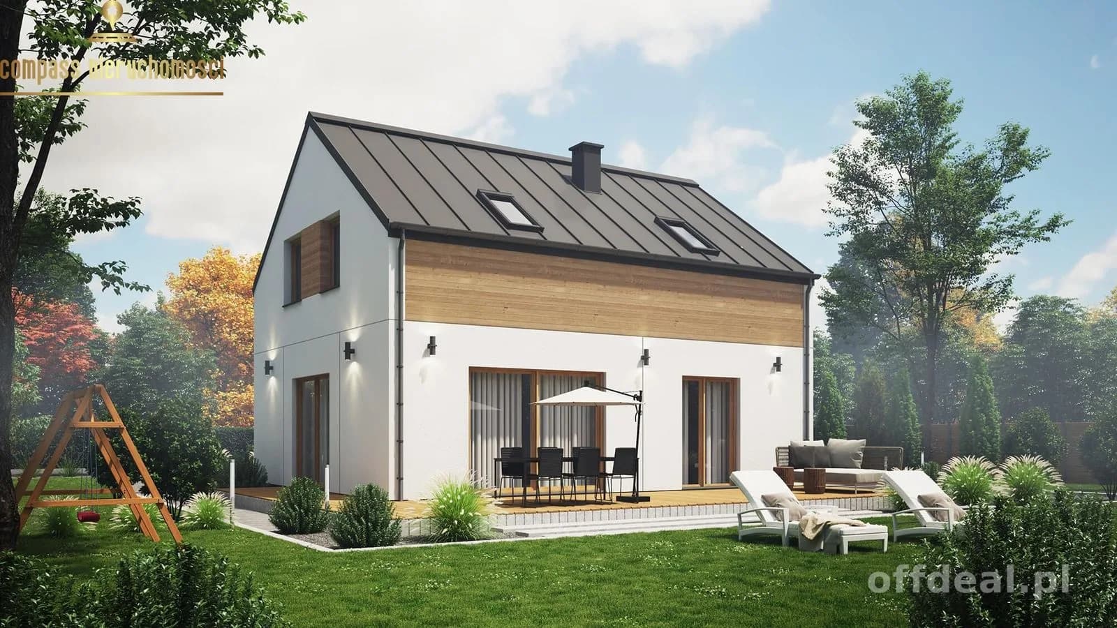 Nowoczesny Dom z Poddaszem 124,79 m² | 5 Pokoi | Energooszczędny