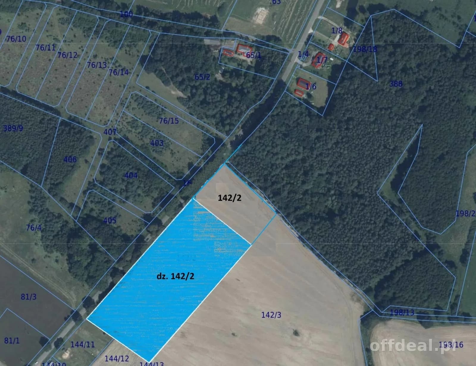 Grundstück zum Verkauf in Białokury | 19.973 m²