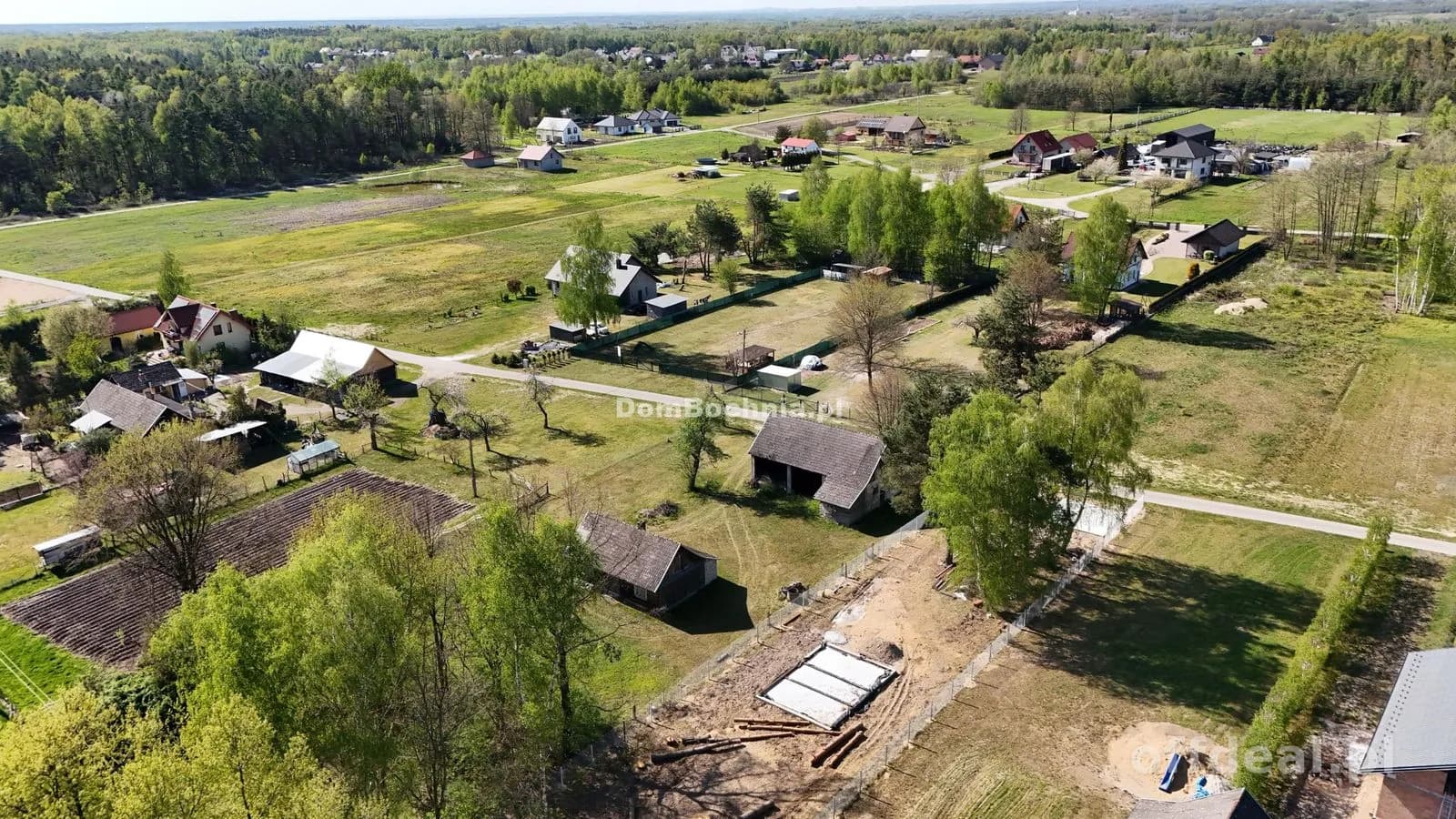 Działka 29ar z lasem Dąbrówka Rzezawa