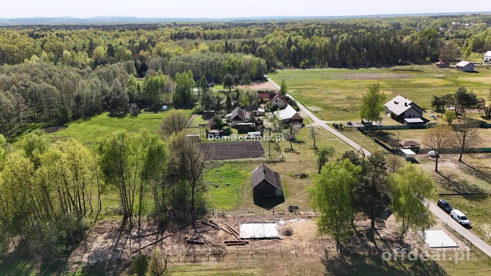 Działka 29ar z lasem Dąbrówka Rzezawa