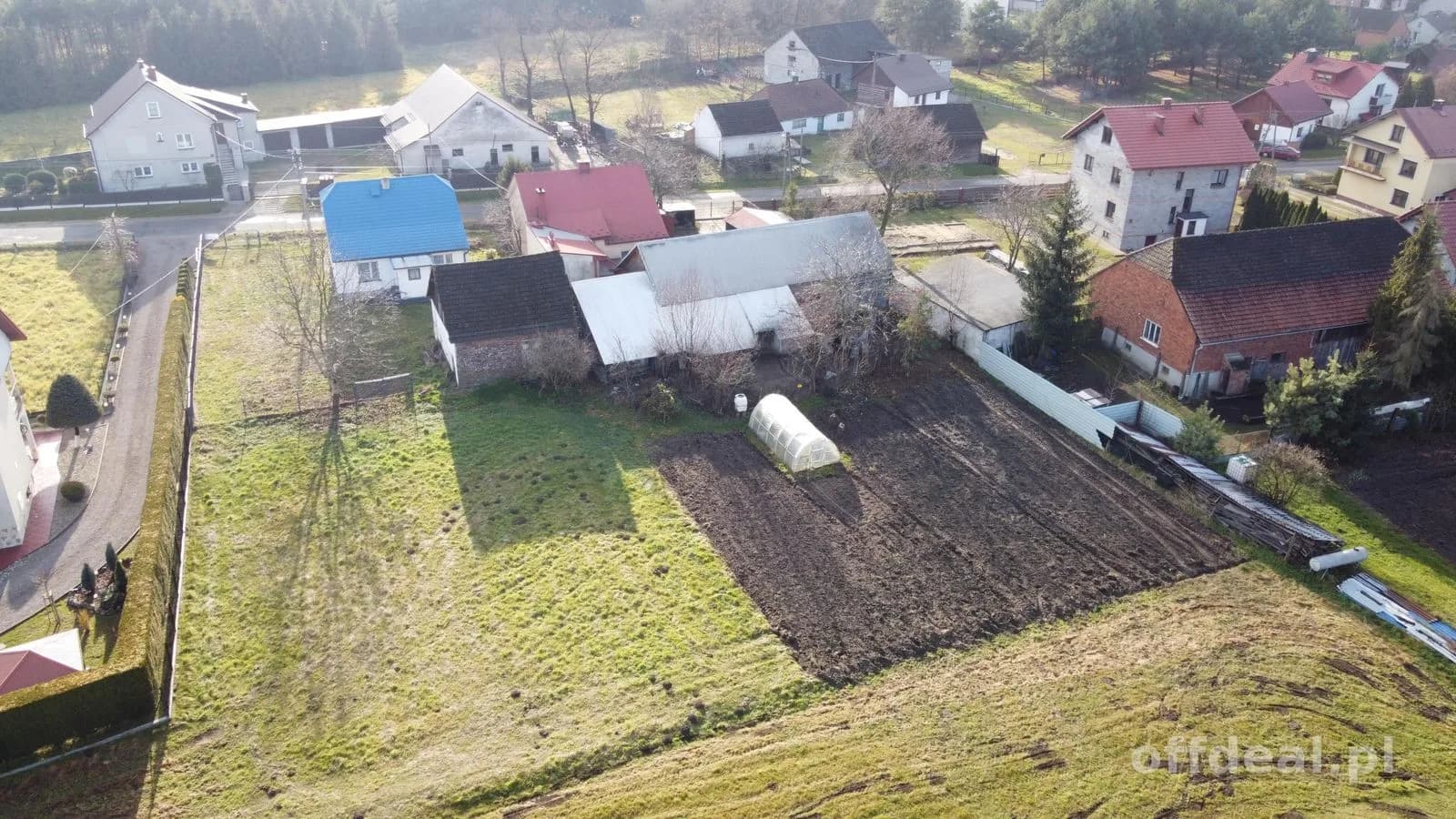 Dziewin Mały murowany domek do remontu