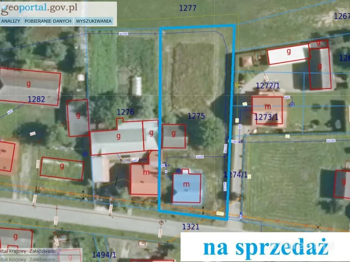 Dziewin Mały murowany domek do remontu