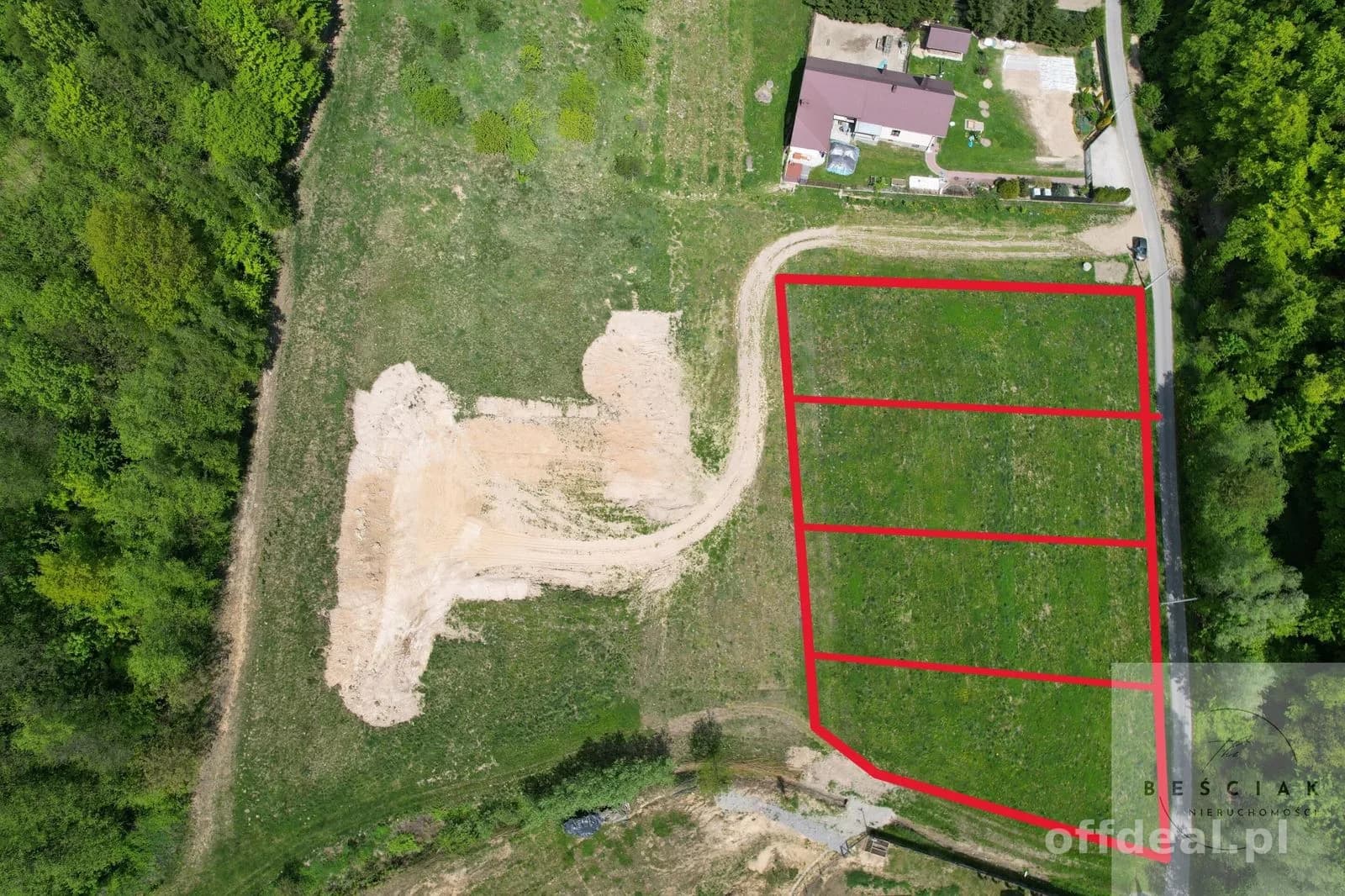 terrain à vendre à Szczepanowice | 1 000 m²