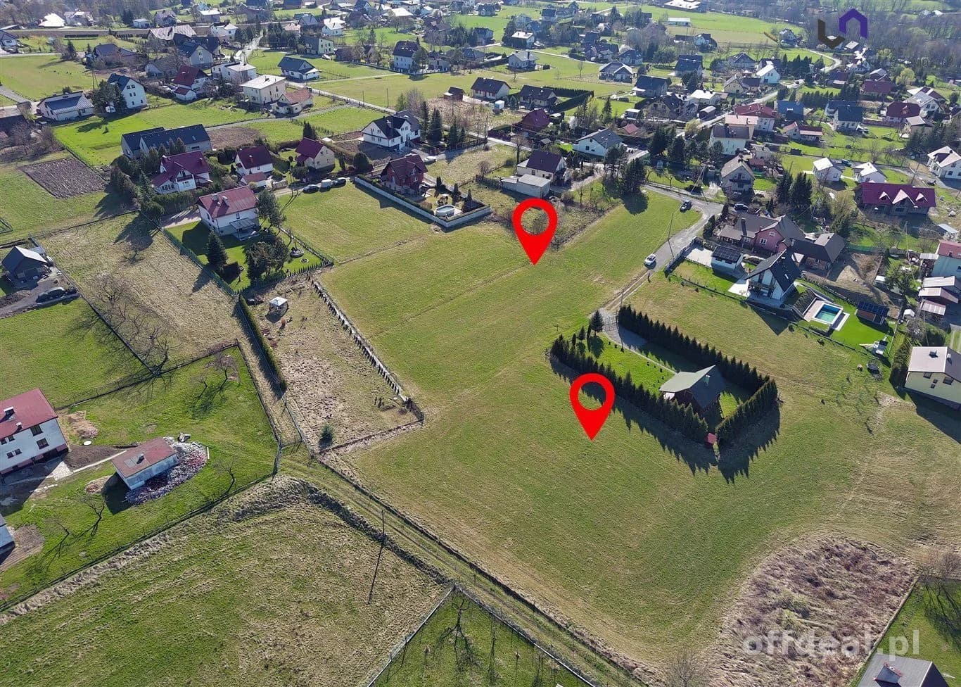 WIDOKOWA DZIAŁKA 1264m2 Górki Wlk.