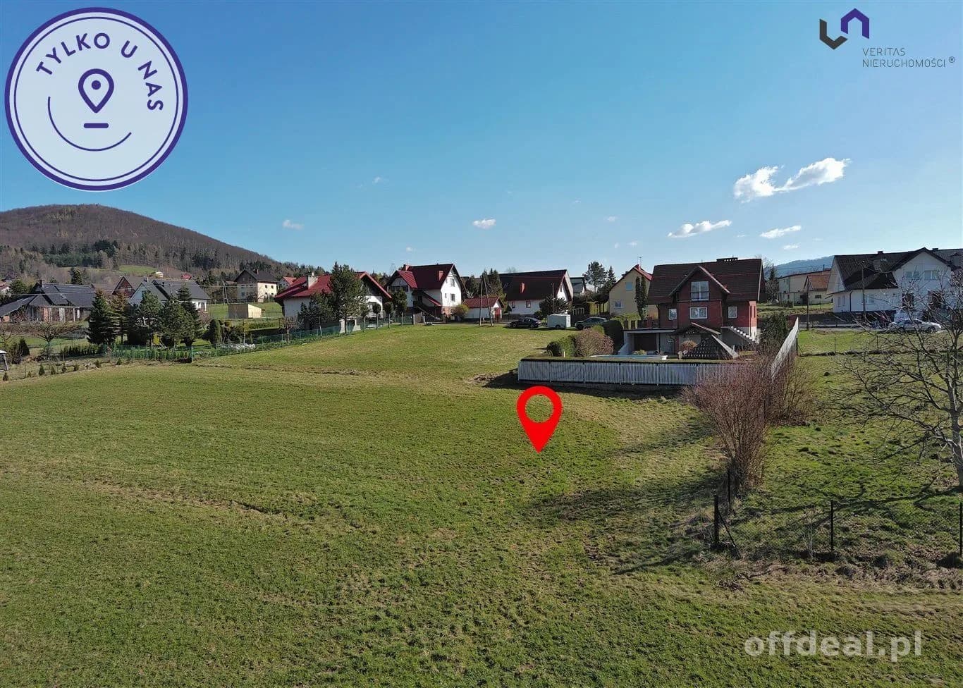 WIDOKOWA DZIAŁKA 1264m2 Górki Wlk.