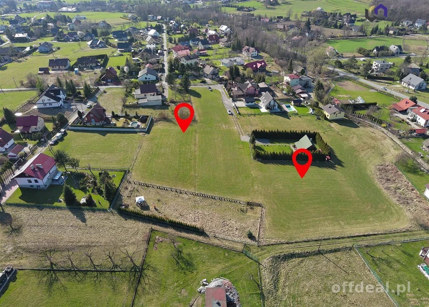 WIDOKOWA DZIAŁKA 1264m2 Górki Wlk.