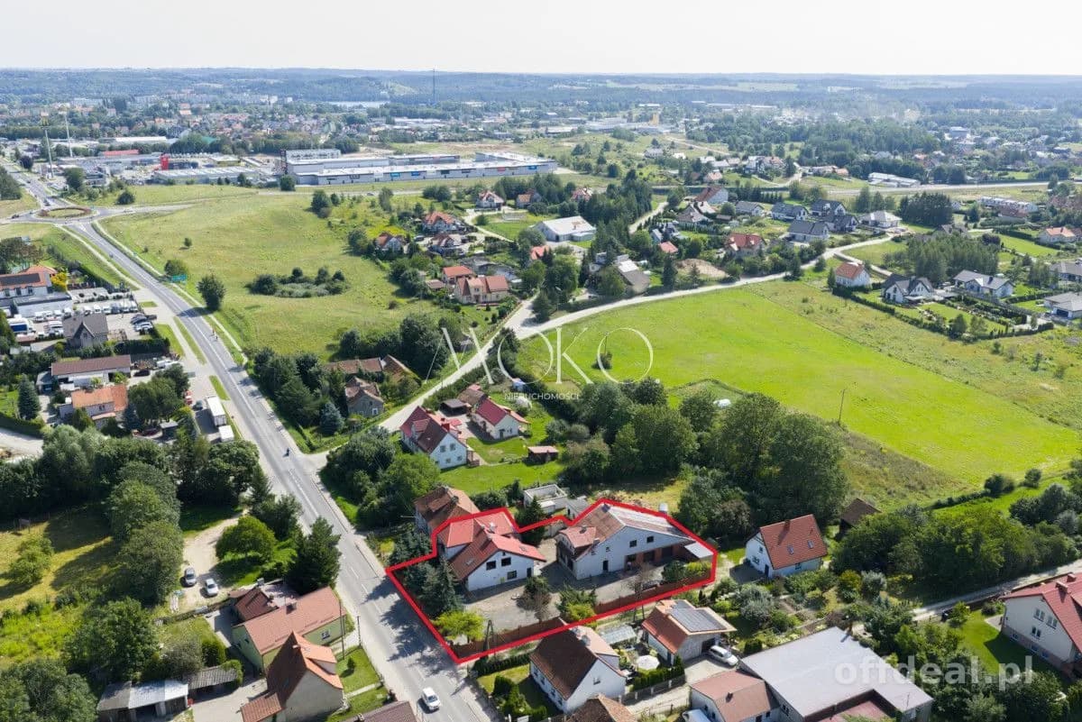 Duża działka 2000 m2 z dwoma domami obok Mrągowa