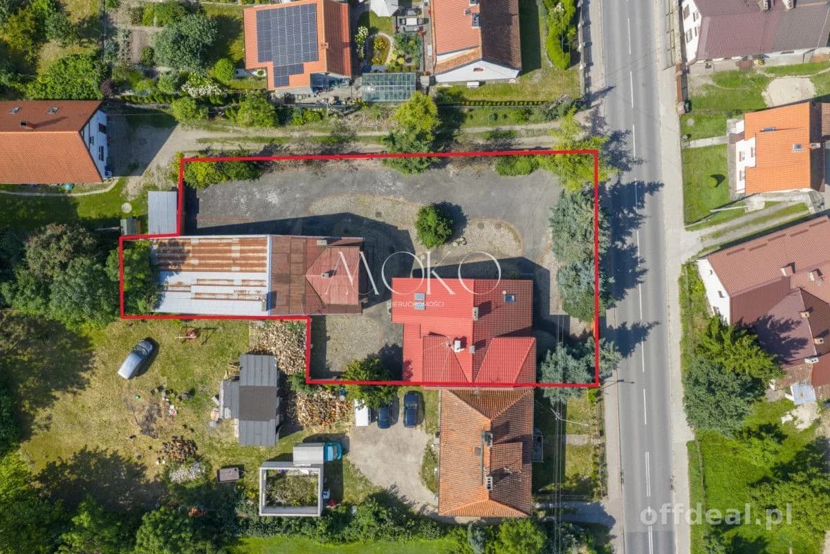 Duża działka 2000 m2 z dwoma domami obok Mrągowa