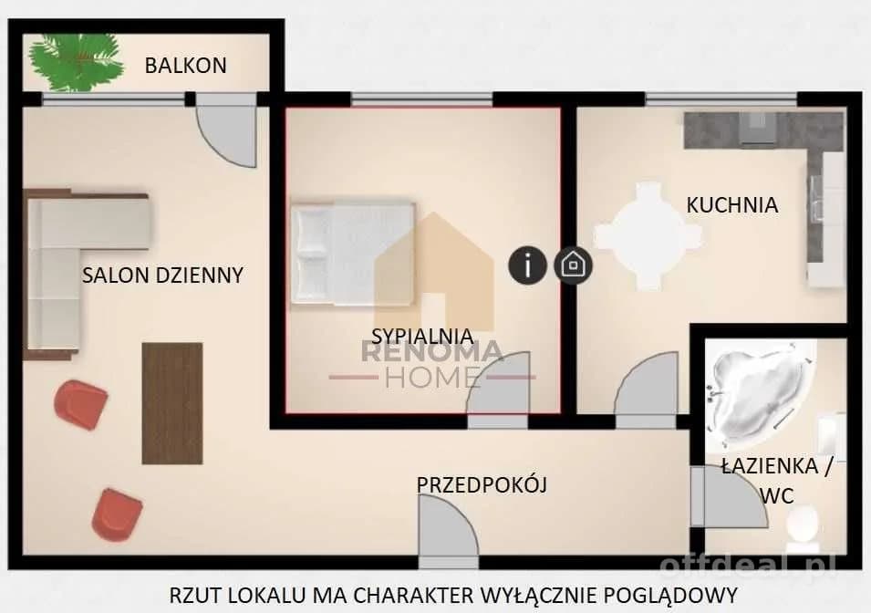 Foto 9: Wohnung, 2 rooms, 51 m², Wałbrzych