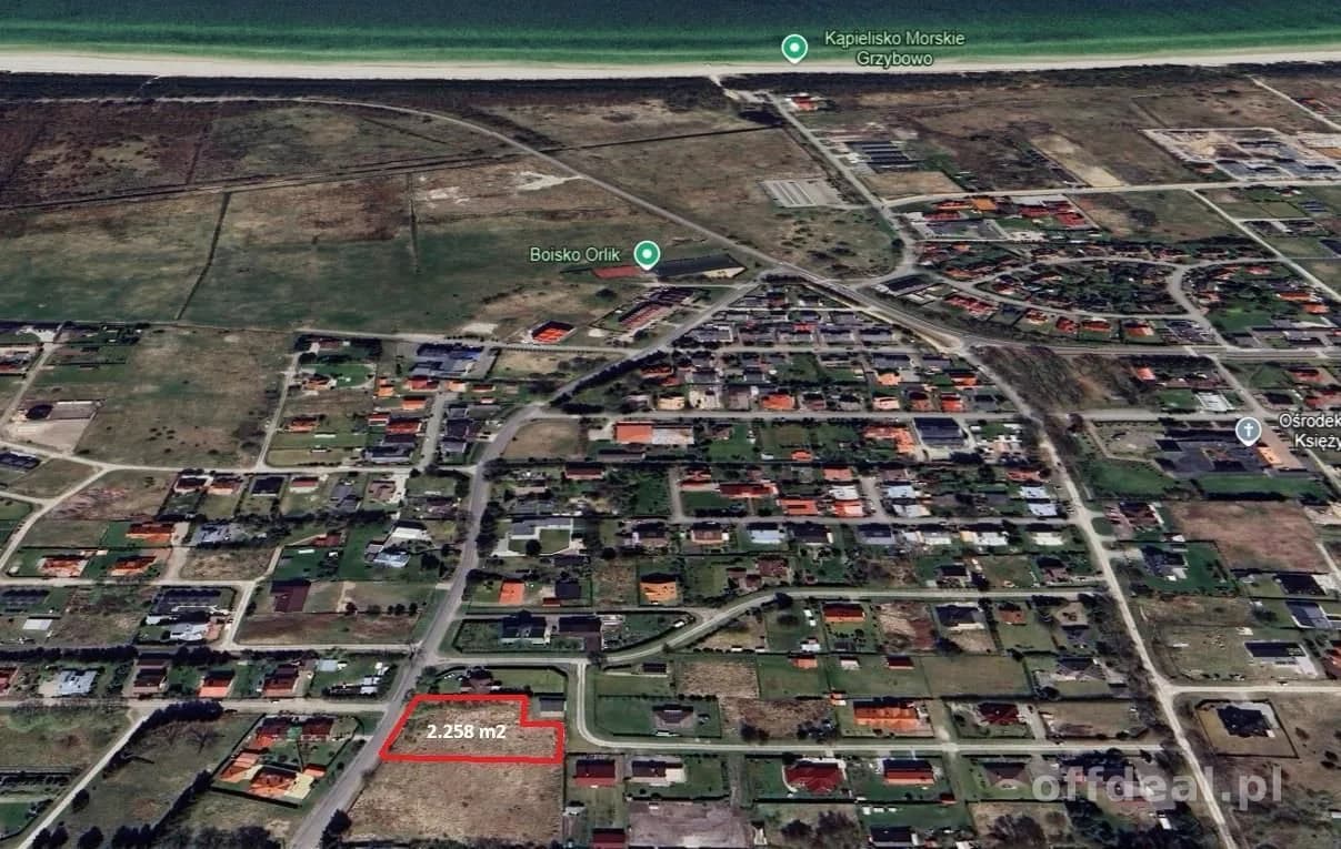 plot for sale in Grzybowo | 2,258 m²