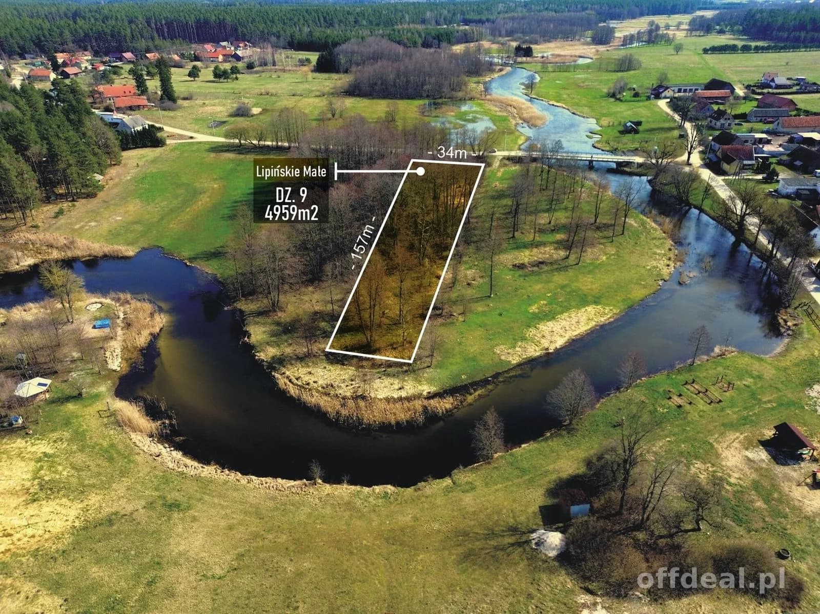 plot for sale in Prostki, Lipińskie Małe | 4,959 m²
