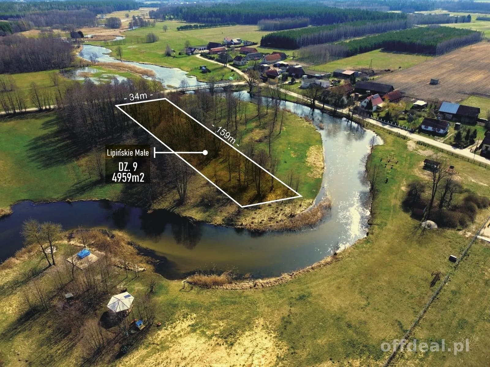 plot for sale in Prostki, Lipińskie Małe | 4,959 m²