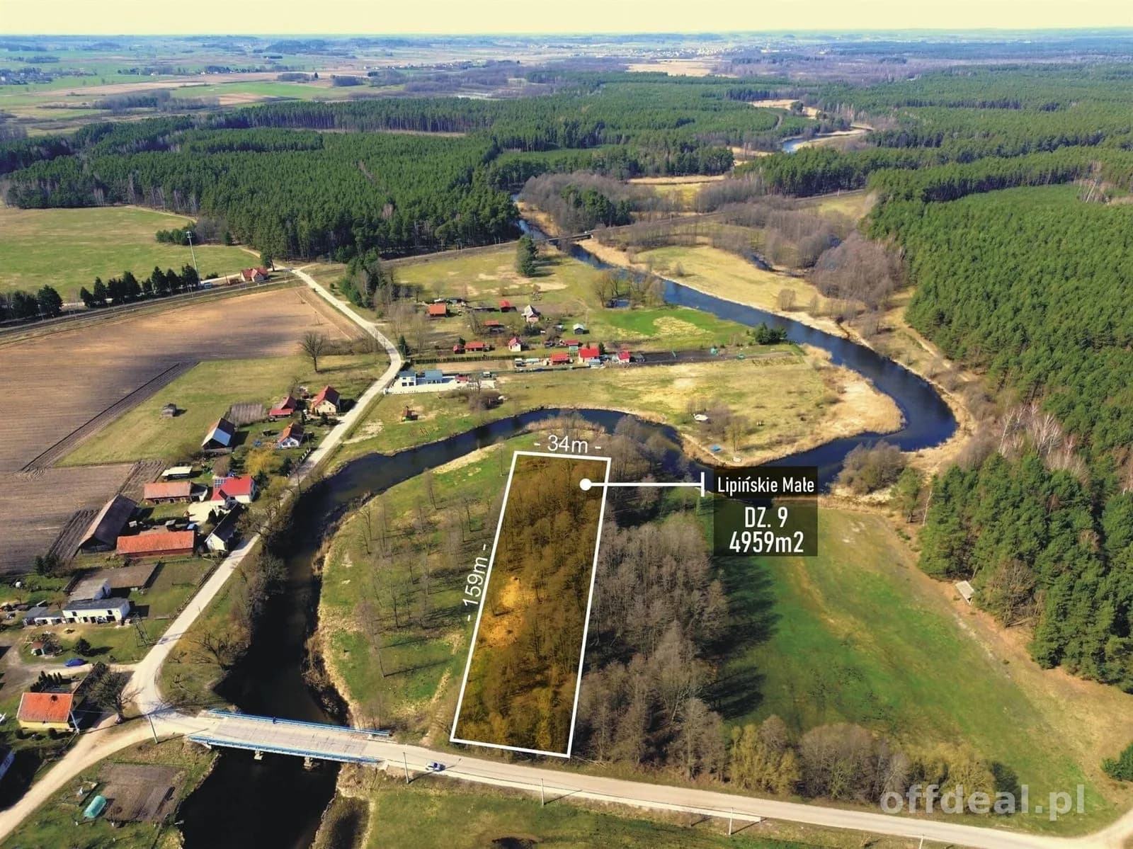 plot for sale in Prostki, Lipińskie Małe | 4,959 m²