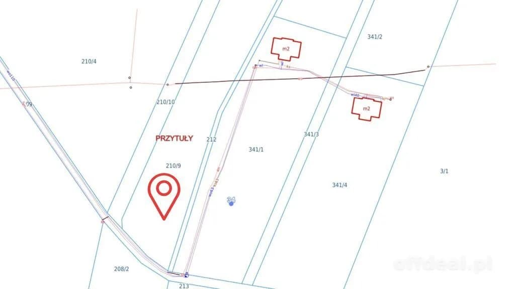 Przytuły | działka budowlana z dostępem do jeziora