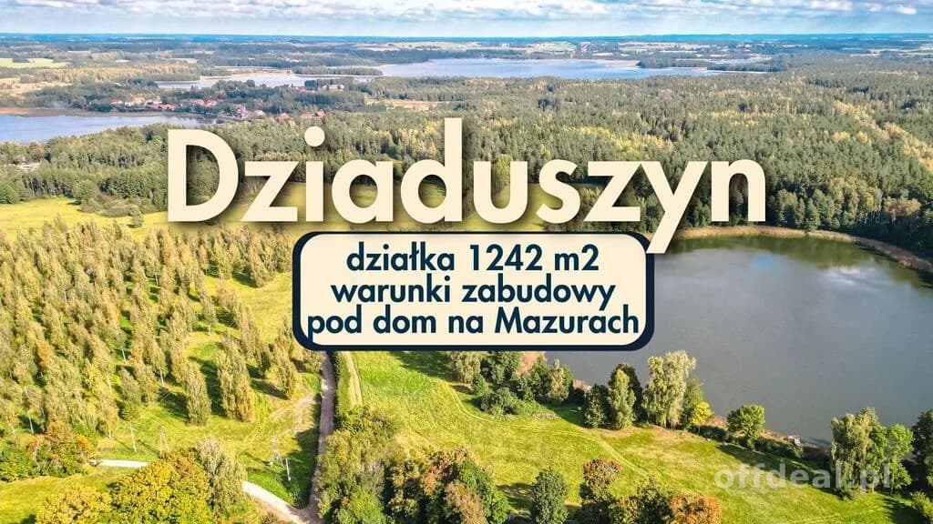 Dziaduszyn | działka budowlana 1246 m2 pod dom