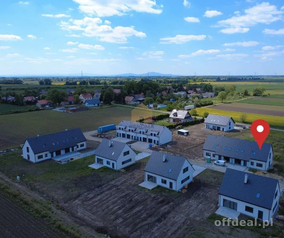 Bliźniak 5 pokoi na działce 510 m2|gotowy