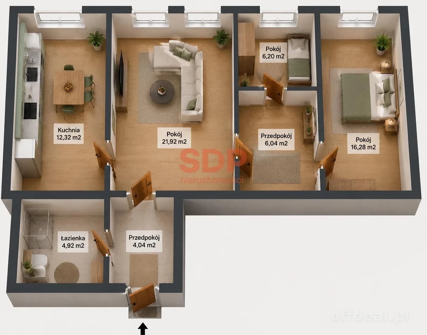 appartement à vendre à Wrocław, Stare Miasto, Przedmieście Świdnickie | 3 pièces | 73,72 m²
