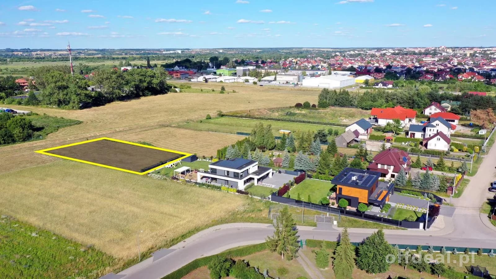 Wyjątkowa działka budowlana w Łomży, ul. Kalinowa (os. Piaski)