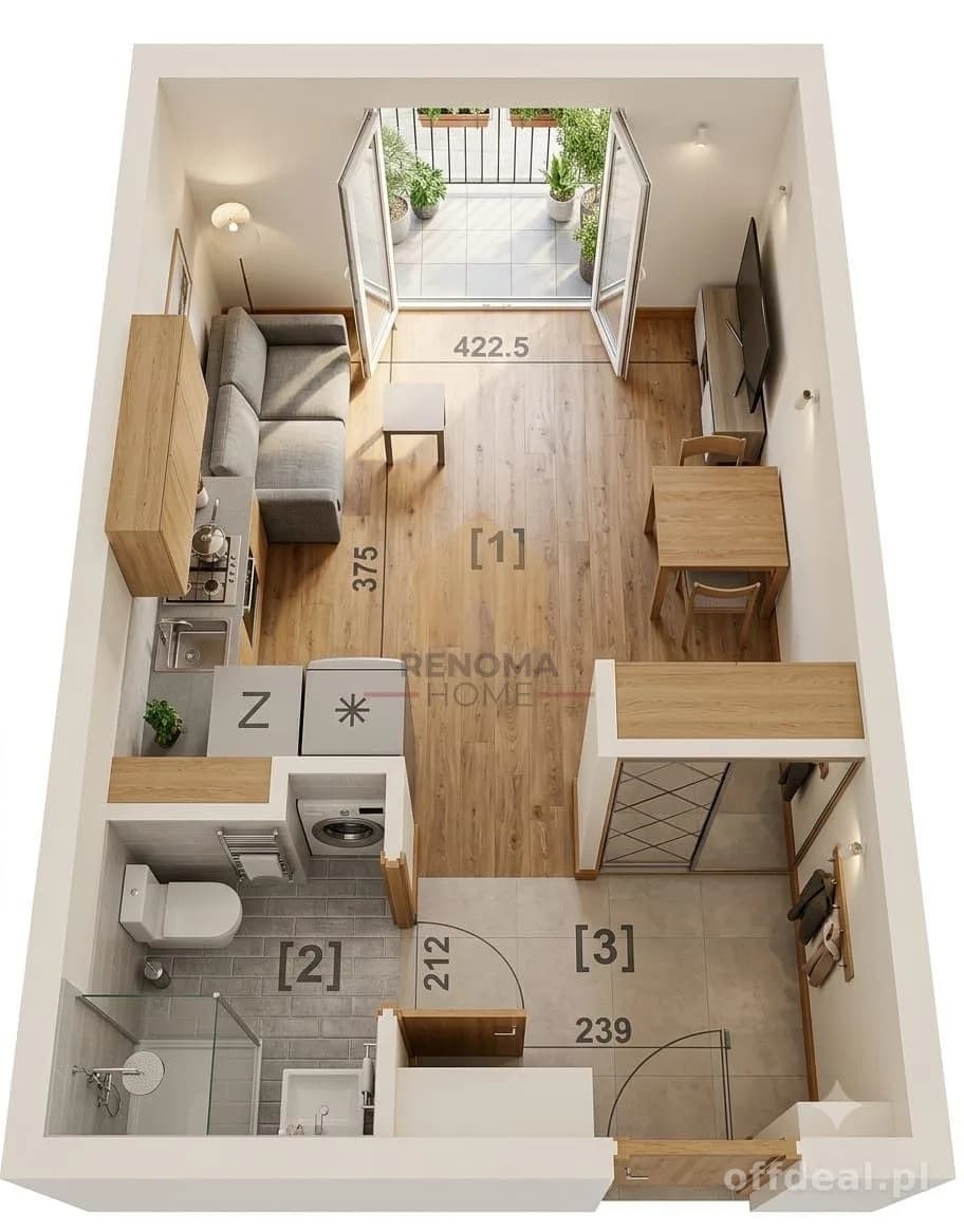 Apartament z ogródkiem - gotowiec inwestycyjny