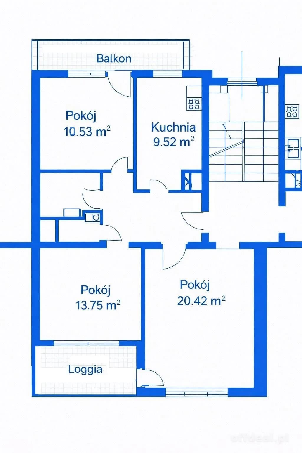 квартира на продаж у Kołobrzeg, Centrum | 3-кімн. | 65,87 m²