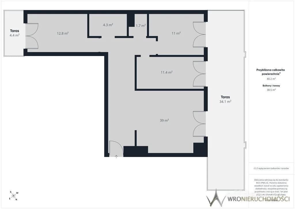 Zdjęcie 4: Mieszkanie, 4 pokoje, 80 m², Wrocław