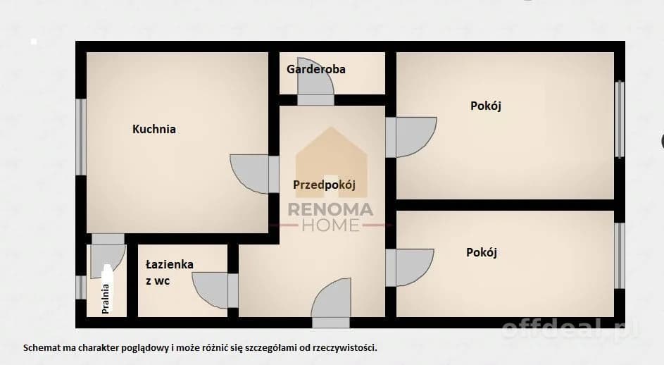 2-room apartment for sale in Wałbrzych, Piaskowa Góra | 57.7 m²