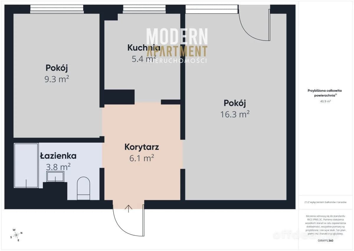 Sopot Brodwino! blisko lasu, osobna kuchnia