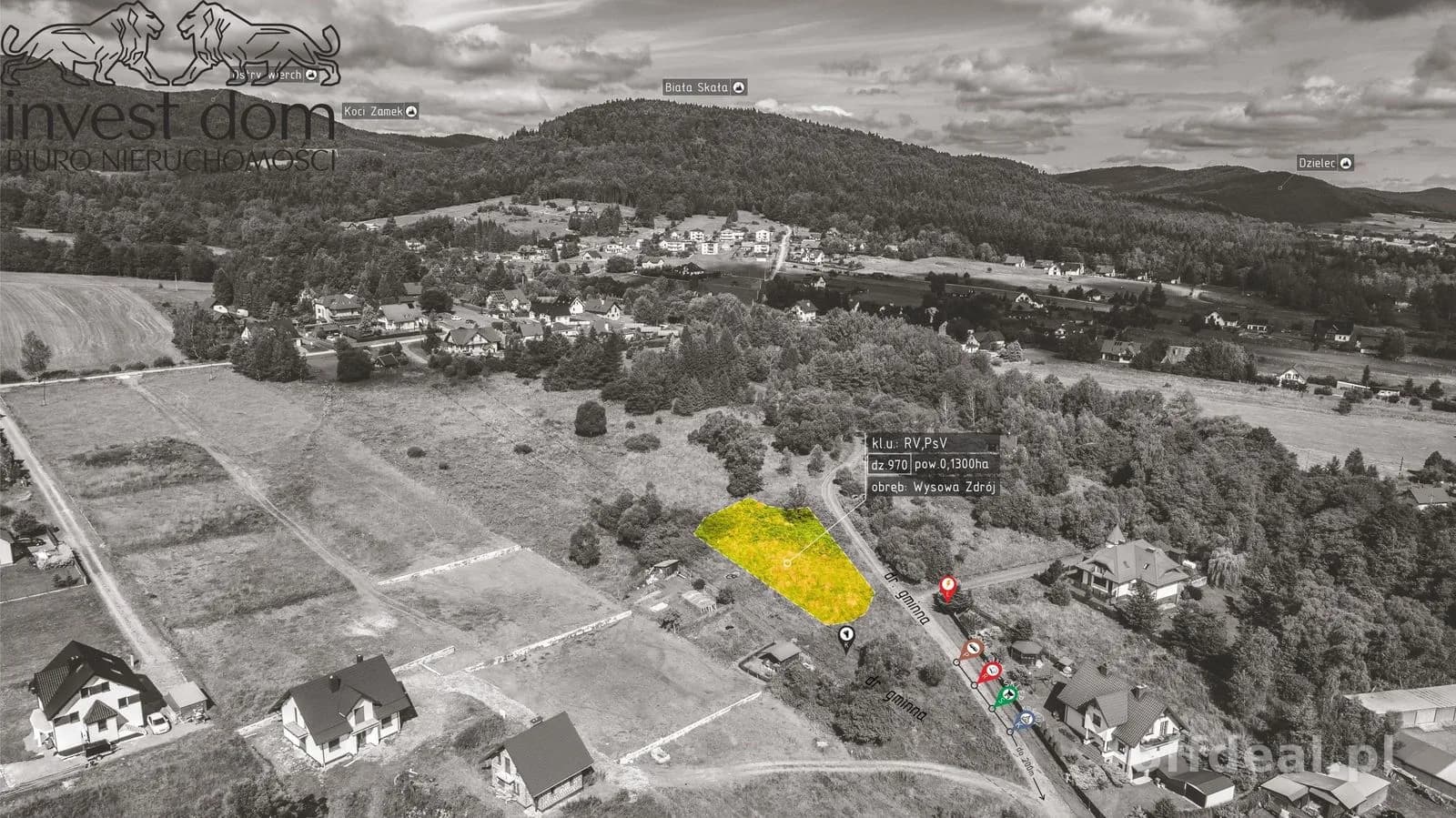 ділянка на продаж у Wysowa-Zdrój | 1 300 m²