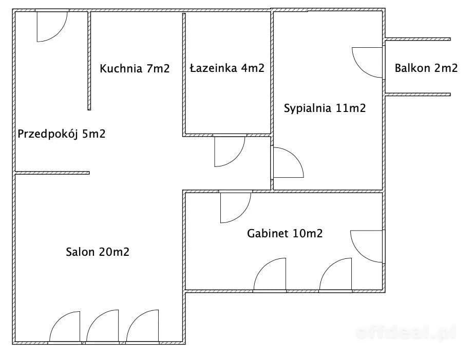 3-room apartment for sale in Wrocław, Krzyki, Brochów | 59 m²