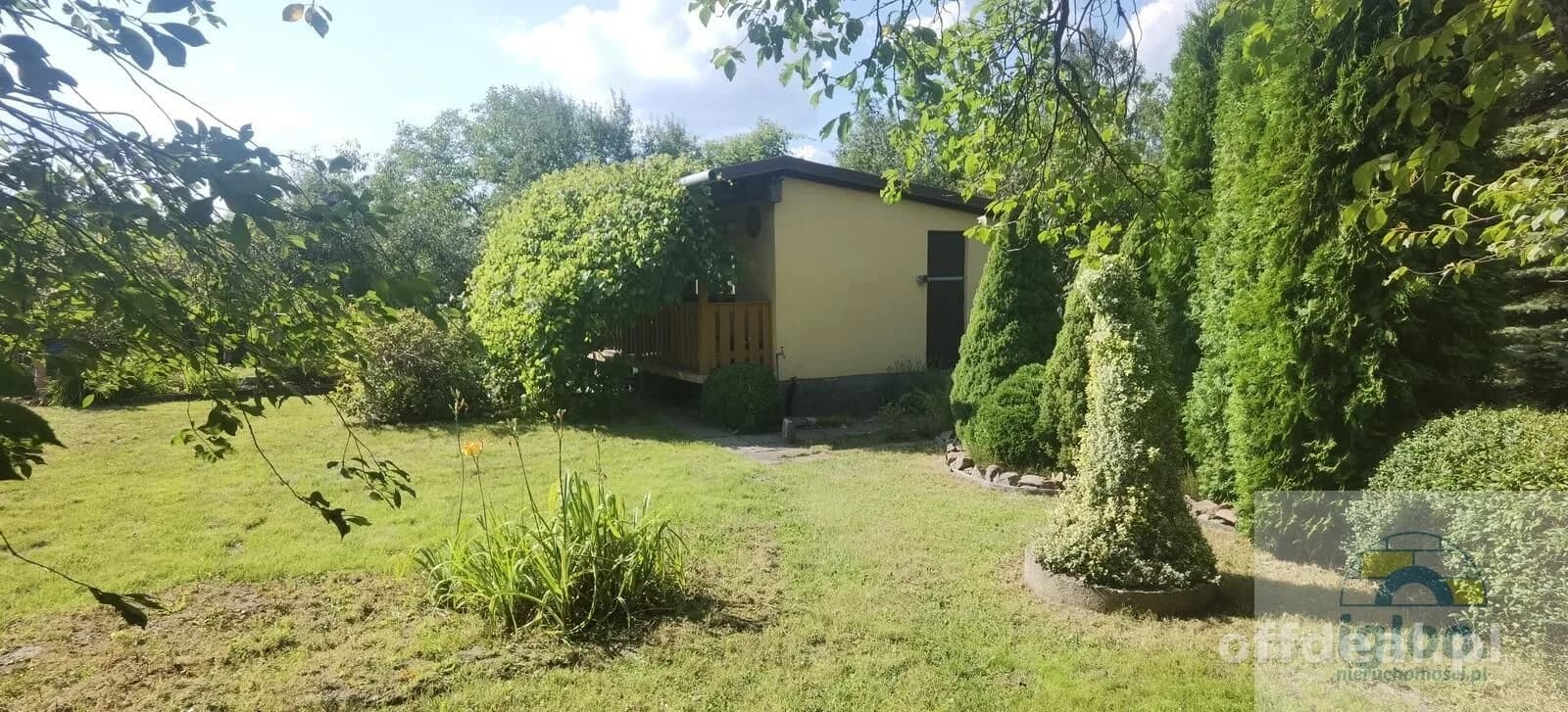 Działka z domkiem ROD Społem, woda i prąd