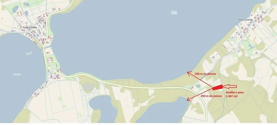 ділянка на продаж у Nowe Drawsko | 2 367 m²
