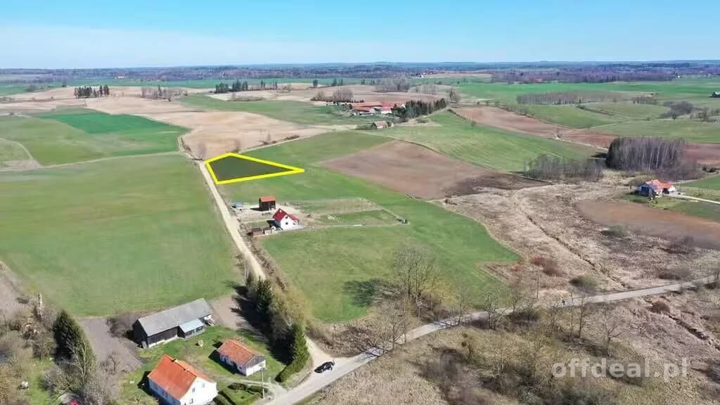 Działka bud. Grądzkie gm Wydminy