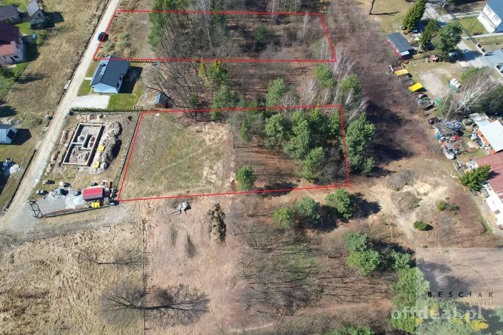 terrain à vendre à Łętowice | 900 m²