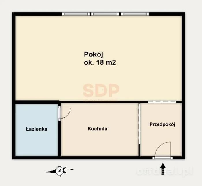 1-room apartment for sale in Wrocław, Stare Miasto, Szczepin | 25 m²