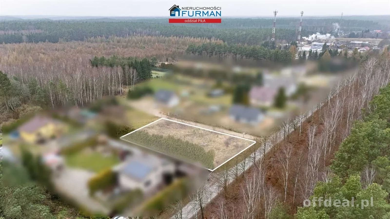 Działka 1151m, zab. jednorodzinna- przy lesie
