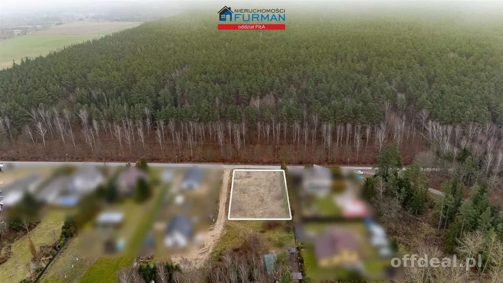 Działka 1151m, zab. jednorodzinna- przy lesie