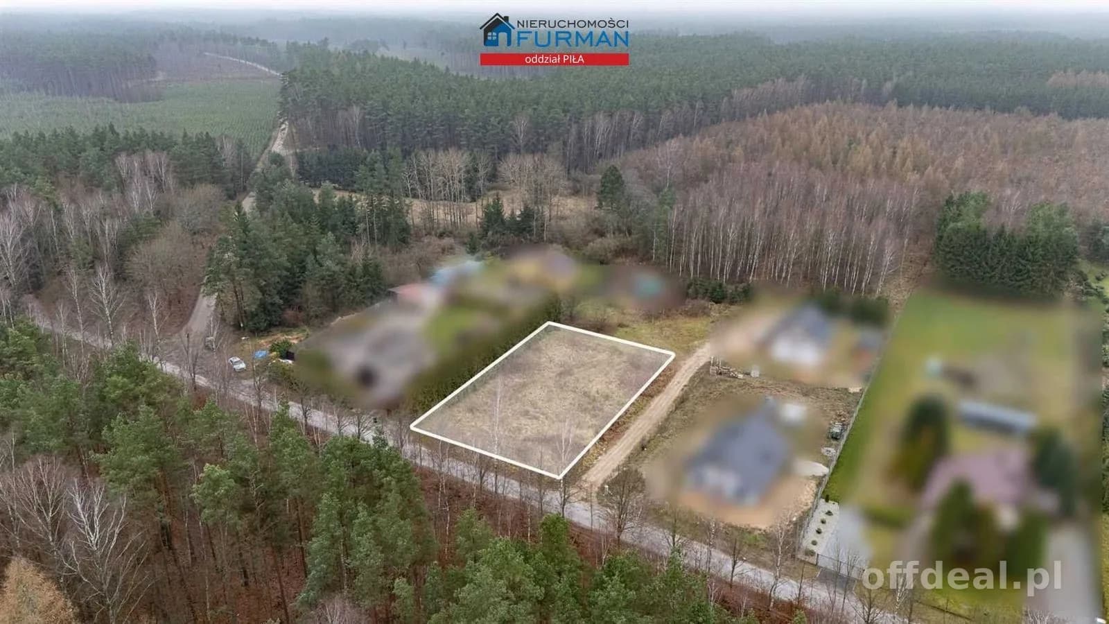 Działka 1151m, zab. jednorodzinna- przy lesie