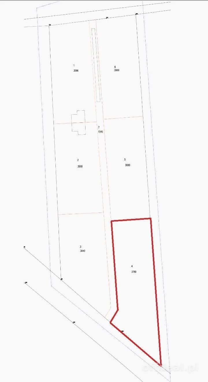 plot for sale in Stramnica | 3,780 m²