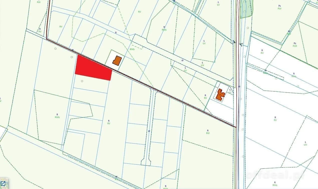 ділянка на продаж у Stary Borek | 2 228 m²