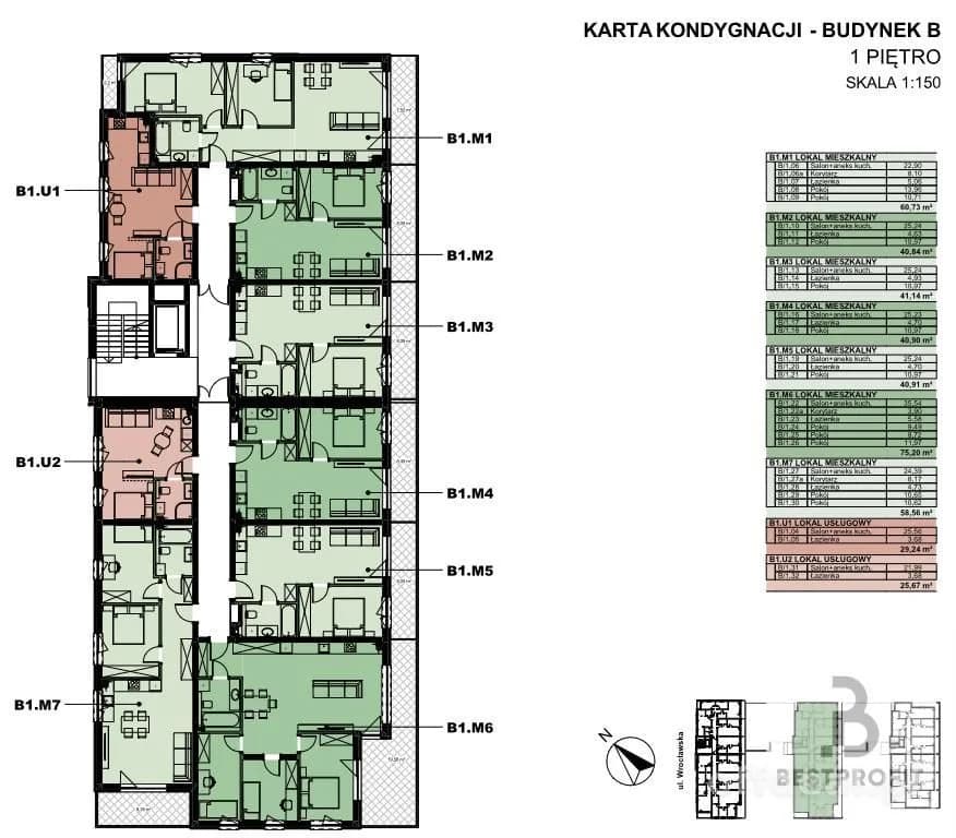 2-room apartment for sale in Słupsk | 40.9 m²